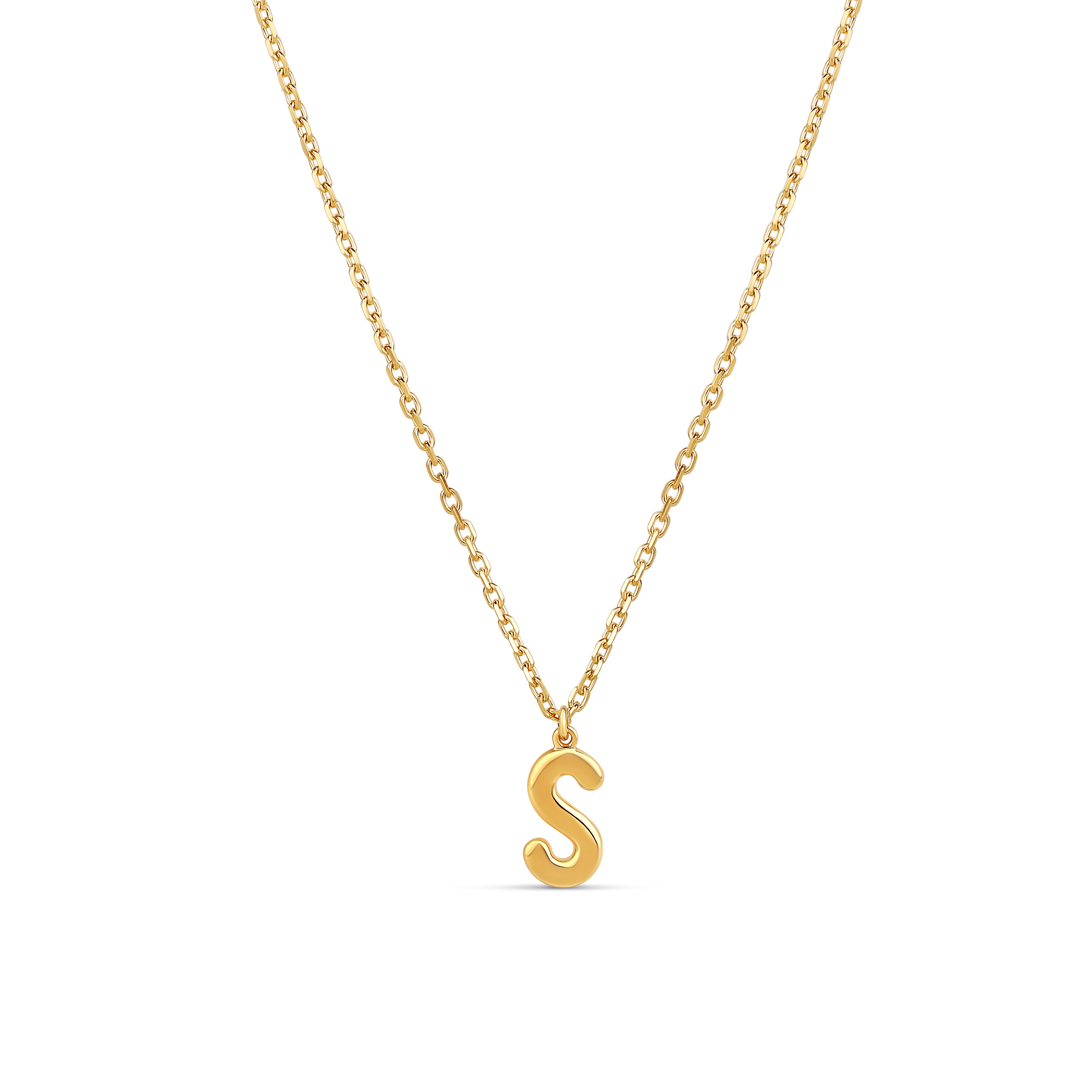 BUBBLE LETTER NECKLACE